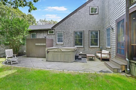 Edgartown, West Tisbury Martha's Vineyard vacation rental - Hot tub, outdoor shower, patio area