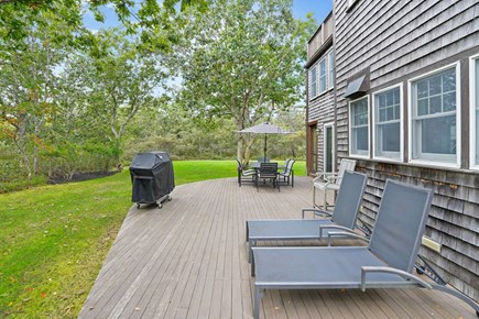 Edgartown, West Tisbury Martha's Vineyard vacation rental - Patio area