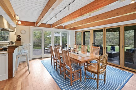 Edgartown, West Tisbury Martha's Vineyard vacation rental - Dining room connected to kitchen