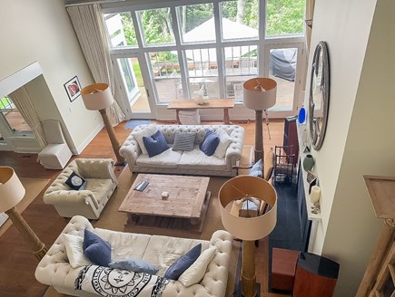 West Tisbury, Deep Bottom Pond Martha's Vineyard vacation rental - Living room