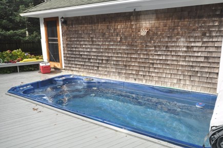 Oak Bluffs Martha's Vineyard vacation rental - Lap pool with Guest house