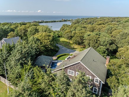 Oak Bluffs Martha's Vineyard vacation rental - Aerial view with water views