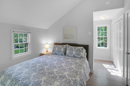 Edgartown Martha's Vineyard vacation rental - Bed and bathroom in guest house