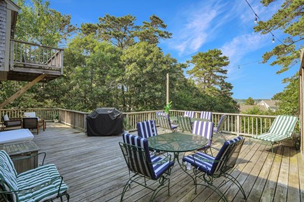 Edgartown Martha's Vineyard vacation rental - Large deck with distant views of the pond