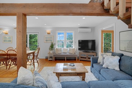 Edgartown Martha's Vineyard vacation rental - Open living and dining areas