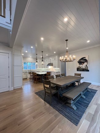 Edgartown Martha's Vineyard vacation rental - Dining room open floor plan