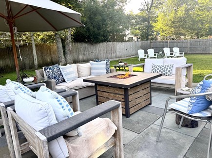 Oak Bluffs Martha's Vineyard vacation rental - View of seating from patio to yard