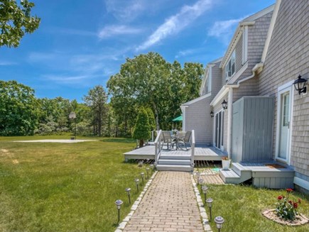 West Tisbury Martha's Vineyard vacation rental - Walkway to house from driveway