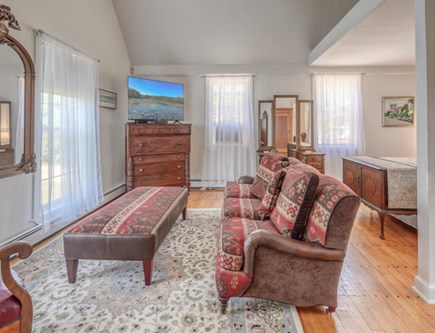 West Tisbury Martha's Vineyard vacation rental - Sitting area in Red room