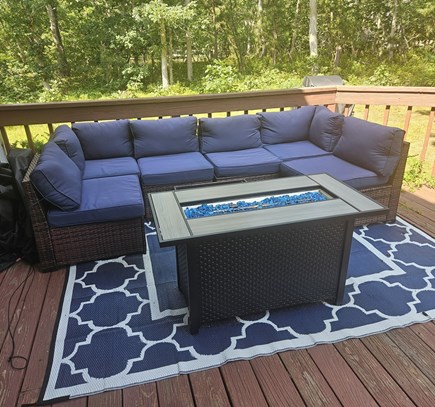 Edgartown Martha's Vineyard vacation rental - Outdoor seating with fire pit