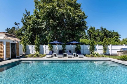 Edgartown Martha's Vineyard vacation rental - The pool is a sports-style with shallow ends