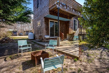 Oak Bluffs - East Chop Martha's Vineyard vacation rental - Rear patio