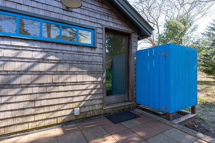 Oak Bluffs - East Chop Martha's Vineyard vacation rental - Detached bedroom entrance with outdoor shower