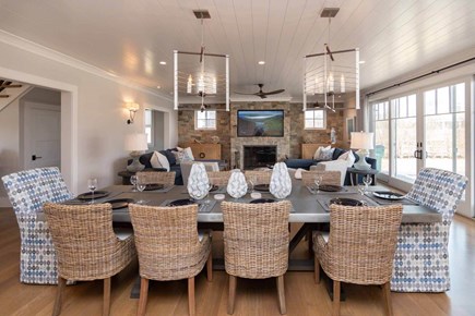 Edgartown, Katama Martha's Vineyard vacation rental - Dining Area Accommodates 10