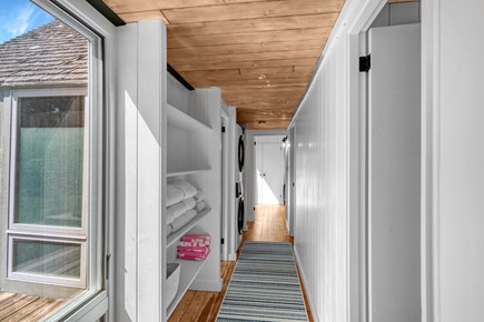 Oak Bluffs Martha's Vineyard vacation rental - Laundry in bedroom wing