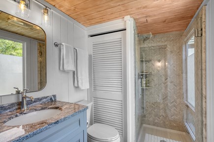 Oak Bluffs Martha's Vineyard vacation rental - Bathroom with marble shower