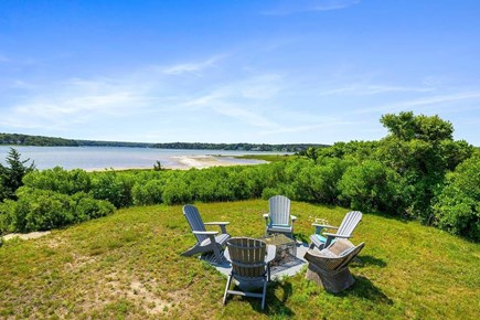 Vineyard Haven Martha's Vineyard vacation rental - Front Yard Overlooking Lake Tashmoo