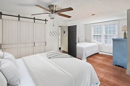 Oak Bluffs Martha's Vineyard vacation rental - Primary Bedroom upstairs. King sized bed & daybed