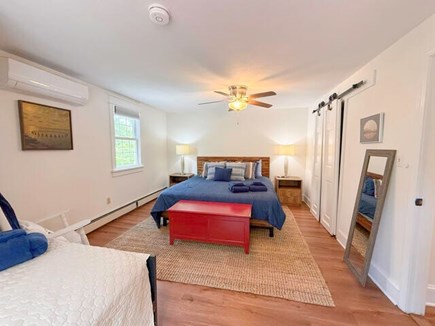 Oak Bluffs Martha's Vineyard vacation rental - Upstairs bedroom. King-sized bed, TV, and daybed.