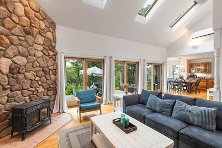 VIneyard Haven  Martha's Vineyard vacation rental - Large, inviting living area.  Radiant floors, mini split airco