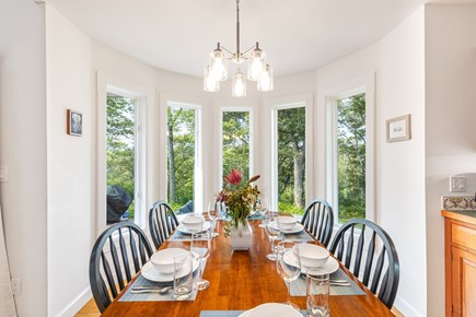 VIneyard Haven  Martha's Vineyard vacation rental - Dining room seating for 6.  Extra seating at bar.