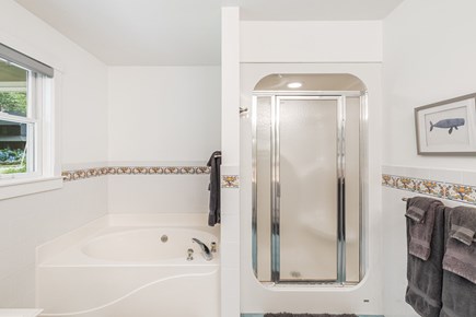 VIneyard Haven  Martha's Vineyard vacation rental - Garden tub and stand up shower