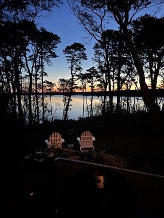 VIneyard Haven  Martha's Vineyard vacation rental - Good evening from the back yard