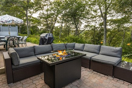 VIneyard Haven  Martha's Vineyard vacation rental - Plenty of outdoor seating around the fire pit