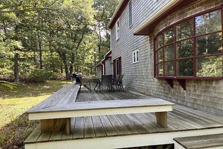 Oak Bluffs Martha's Vineyard vacation rental - Spacious deck for outside entertaining