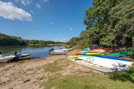 Edgartown Martha's Vineyard vacation rental - Oyster Pond Landing for boats and kayaks.