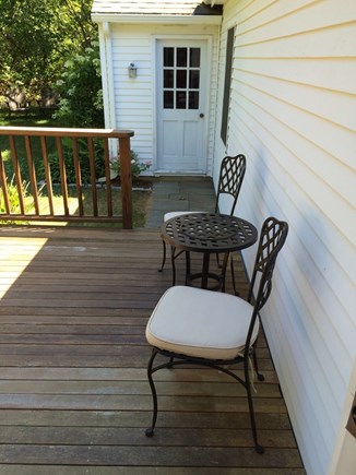 Katama-Edgartown Martha's Vineyard vacation rental - Deck sitting area