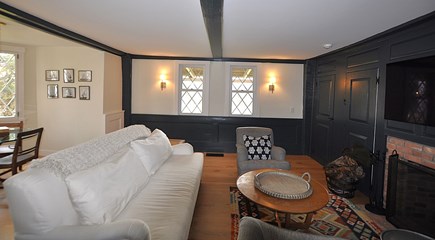 West Tisbury Martha's Vineyard vacation rental - Secondary Lounge with TV & activity table