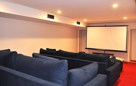West Tisbury Martha's Vineyard vacation rental - Lower level Screening room