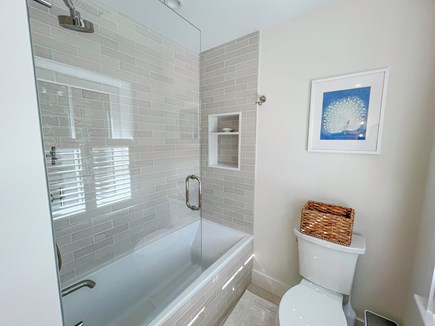 West Tisbury Martha's Vineyard vacation rental - Hall Bath with Tub Shower Combo, Second Floor