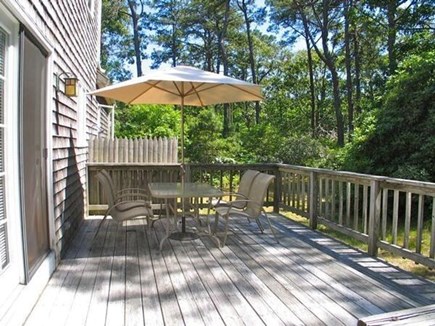 Edgartown Martha's Vineyard vacation rental - Lovely back deck for outdoor dining