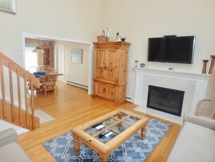 Edgartown Martha's Vineyard vacation rental - The living room is open to the dining room