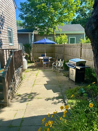 Oak Bluffs Martha's Vineyard vacation rental - Back patio with grill and outdoor dining area