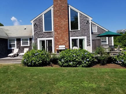 Edgartown Martha's Vineyard vacation rental - Large deck & backyard