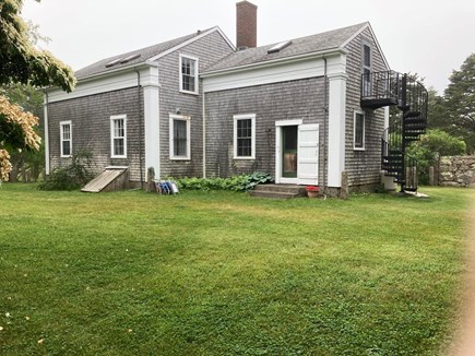 Chilmark Martha's Vineyard vacation rental - Kitchen door to yard