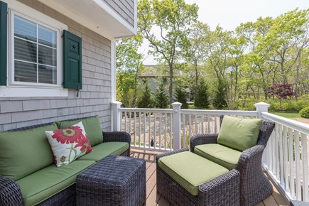 Edgartown, Island Grove Martha's Vineyard vacation rental - Back Deck Lounging