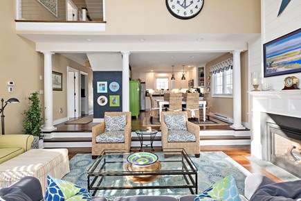 Edgartown, Island Grove Martha's Vineyard vacation rental - View from Living Room looking int to Dining and Kitchen