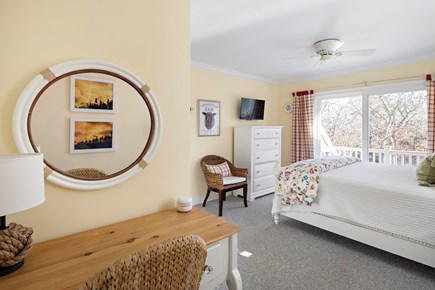 Edgartown, Island Grove Martha's Vineyard vacation rental - Bedroom #2 with Queen Bed and TV