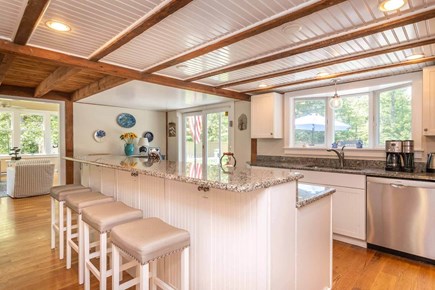 Katama-Edgartown Martha's Vineyard vacation rental - Kitchen with barstool Seating