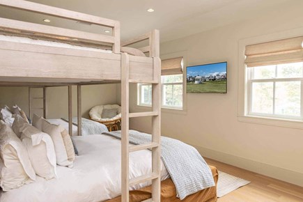 Katama-Edgartown Martha's Vineyard vacation rental - Bedroom with Two Bunk Beds