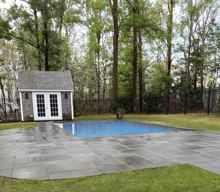 Edgartown Martha's Vineyard vacation rental - 14 x 30 heated saltwater pool - fenced-in with a pool alarm.