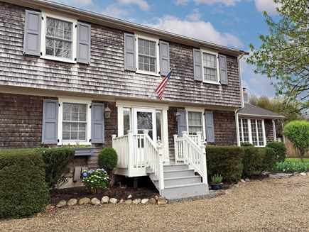 Edgartown Martha's Vineyard vacation rental - Front of home and circular driveway with plenty of parking.