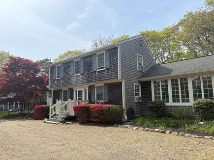 Edgartown Martha's Vineyard vacation rental - Front of home with circular driveway