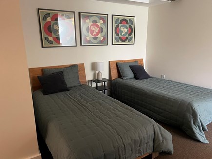 West Tisbury, Lambert's Cove Beach Martha's Vineyard vacation rental - Lower Level Twin Beds