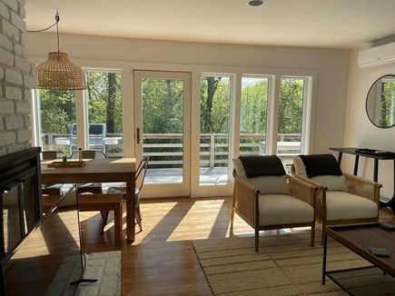 West Tisbury, Lambert's Cove Beach Martha's Vineyard vacation rental - Sunny deck