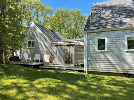 West Tisbury, Lambert's Cove Beach Martha's Vineyard vacation rental - Back of house with outdoor shower